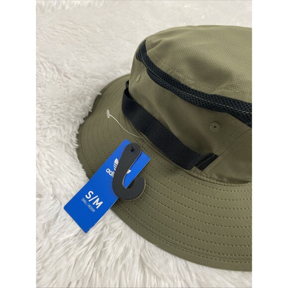 Adidas Originals Webbing Boonie Bucket Hat Size S/M Sun Protect  Olive Green - Picture 3 of 11